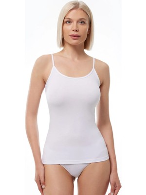 Q-En Bambu Kadın Ip Askılı Atlet 2 Li Paket