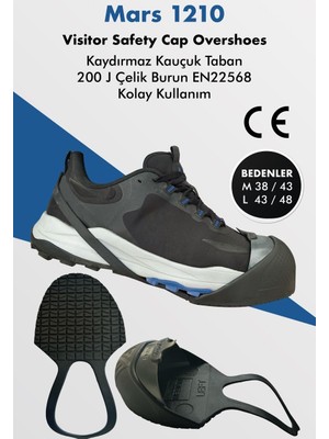 Naxoflex Semedis Kaydırmaz Kauçuk Tabanlık ve Ayak Burun Koruyucu