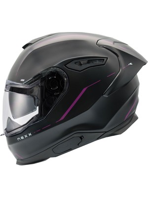 Nexx Y.100R React Mat Siyah-Mor
