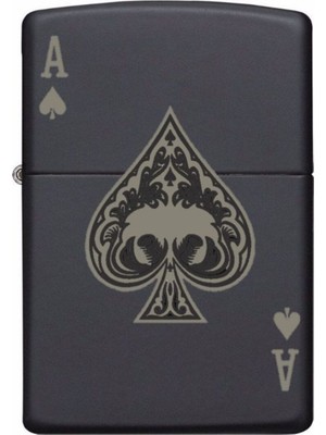 Market66 Maça Ası Iskambil Şans As Lazer Silinmez Resimli Benzinli Çakmak Isim Yazılabilir Hediyelik