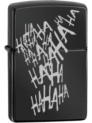 Market66 Ha Ha Ha Kahkaha Gülme Cosplay Temalı Lazer Silinmez Resimli Benzinli Çakmak