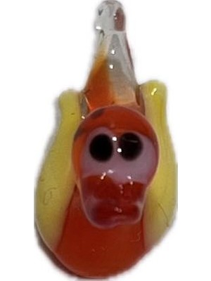 Hasyılmaz El Yapımı Mini Murano Cam Ördek Biblo A169-05