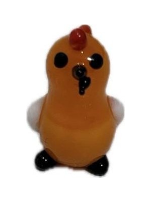 Hasyılmaz El Yapımı Mini Murano Cam Tavuk Biblo A171-10