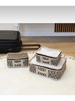 Win Win 3 Lü Bavul Içi Düzenleyici Bohe