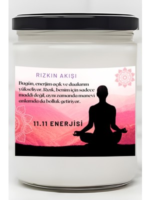 Dodo Candles Enerjim Açık | 11.11 Enerjisi | Lavanta Kokulu Mum | Meditasyon Mumları Mk-45