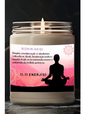 Dodo Candles Enerjim Açık | 11.11 Enerjisi | Lavanta Kokulu Mum | Meditasyon Mumları Mk-45