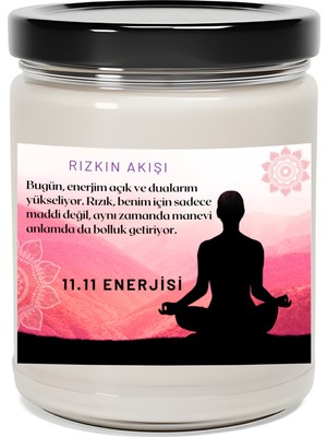 Dodo Candles Enerjim Açık | 11.11 Enerjisi | Lavanta Kokulu Mum | Meditasyon Mumları Mk-45