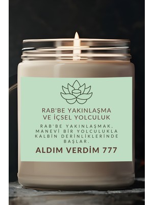 Dodo Candles Kalbin Derinlikleri | Aldım Verdim 777 Enerjisi | Sandal Ağacı Kokulu Mum | Meditasyon Mumları Mk-52