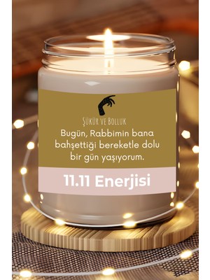 Dodo Candles Dolu Bir Gün Yaşıyorum | 11.11 Enerjisi | Çilek Kokulu Mum | Meditasyon Mumları Mk-75