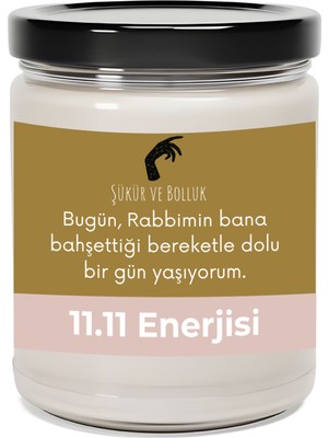 Dodo Candles Dolu Bir Gün Yaşıyorum | 11.11 Enerjisi | Çilek Kokulu Mum | Meditasyon Mumları Mk-75