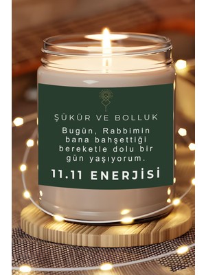 Dodo Candles Bahşettiği Bereket | 11.11 Enerjisi | Vanilya Kokulu Mum | Meditasyon Mumları Mk-79