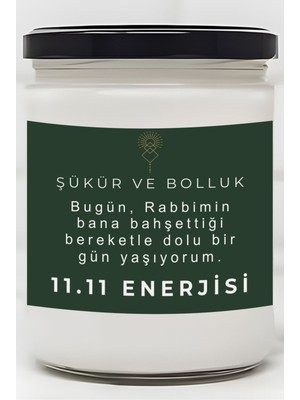 Dodo Candles Bahşettiği Bereket | 11.11 Enerjisi | Vanilya Kokulu Mum | Meditasyon Mumları Mk-79