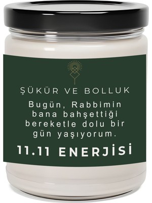 Dodo Candles Bahşettiği Bereket | 11.11 Enerjisi | Vanilya Kokulu Mum | Meditasyon Mumları Mk-79