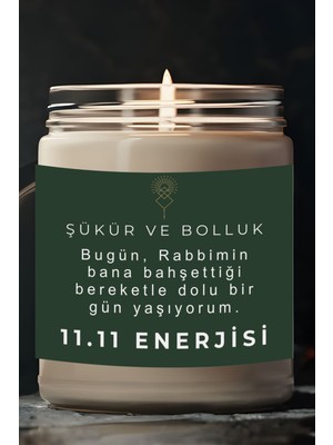 Dodo Candles Bahşettiği Bereket | 11.11 Enerjisi | Vanilya Kokulu Mum | Meditasyon Mumları Mk-79