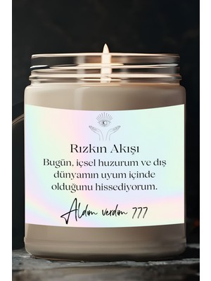 Dodo Candles Dış Dünyam | Aldım Verdim 777 Enerjisi | Ylang Ylang Kokulu Mum | Meditasyon Mumları Mk-97