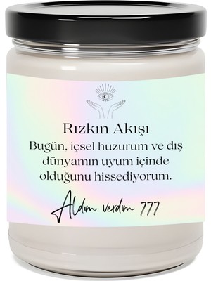 Dodo Candles Dış Dünyam | Aldım Verdim 777 Enerjisi | Ylang Ylang Kokulu Mum | Meditasyon Mumları Mk-97