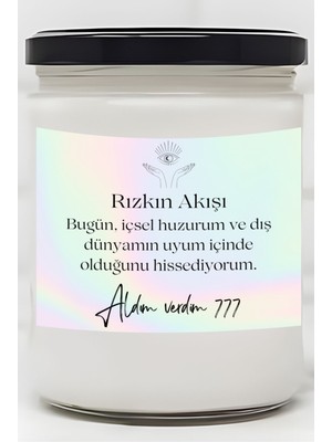 Dodo Candles Dış Dünyam | Aldım Verdim 777 Enerjisi | Ylang Ylang Kokulu Mum | Meditasyon Mumları Mk-97