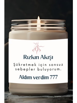 Dodo Candles Sonsuz Sebepler Buluyorum | Aldım Verdim 777 Enerjisi | Çilek Kokulu Mum | Meditasyon Mumları Mk-106