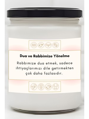 Dodo Candles Rabbimize Dua Etmek | 777 Enerjisi | Sandal Ağacı Kokulu Mum | Meditasyon Mumları Mk-176