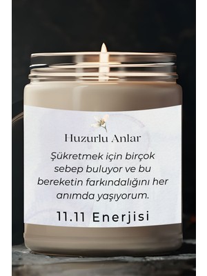 Dodo Candles Şükretmek Için Birçok Sebep Buluyor | 11.11 Enerjisi | Vanilya Kokulu Mum | Meditasyon Mumları Mk-139