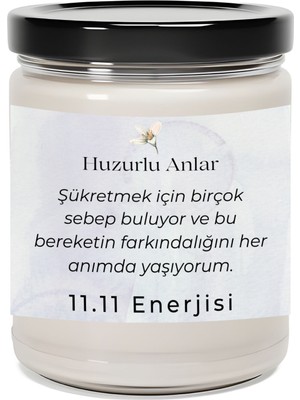 Dodo Candles Şükretmek Için Birçok Sebep Buluyor | 11.11 Enerjisi | Vanilya Kokulu Mum | Meditasyon Mumları Mk-139