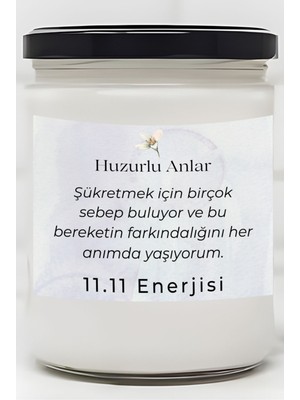 Dodo Candles Şükretmek Için Birçok Sebep Buluyor | 11.11 Enerjisi | Vanilya Kokulu Mum | Meditasyon Mumları Mk-139