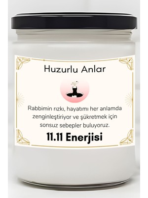 Dodo Candles Rabbimin Rızkı | 11.11 Enerjisi | Ylang Ylang Kokulu Mum | Meditasyon Mumları Mk-153