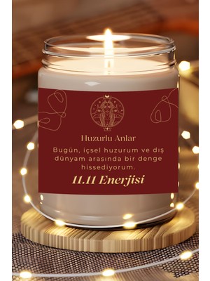 Dodo Candles Huzurlu Anlar | 11.11 Enerjisi | Ylang Ylang Kokulu Mum | Meditasyon Mumları Mk-160