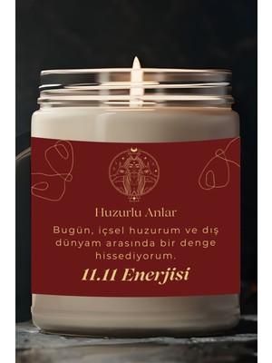 Dodo Candles Huzurlu Anlar | 11.11 Enerjisi | Ylang Ylang Kokulu Mum | Meditasyon Mumları Mk-160