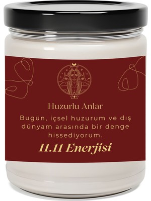 Dodo Candles Huzurlu Anlar | 11.11 Enerjisi | Ylang Ylang Kokulu Mum | Meditasyon Mumları Mk-160