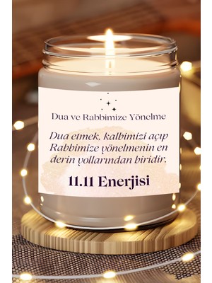 Dodo Candles Kalbimizi Açıp Rabbimize Yönelme | 11.11 Enerjisi Çilek Kokulu Mum | Meditasyon Mumları Mk-164