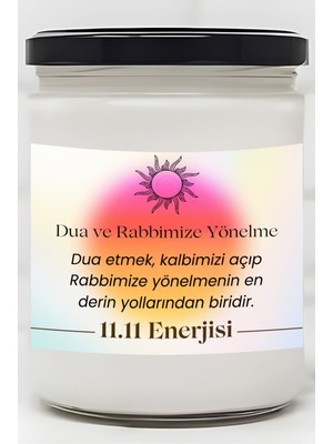 Dodo Candles Dua Ve Rabbimize Yönelme | 11.11 Enerjisi | Ylang Ylang Kokulu Mum | Meditasyon Mumları Mk-177