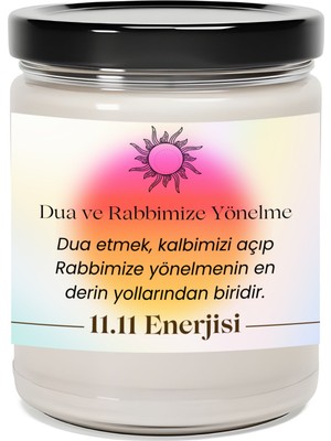 Dodo Candles Dua Ve Rabbimize Yönelme | 11.11 Enerjisi | Ylang Ylang Kokulu Mum | Meditasyon Mumları Mk-177