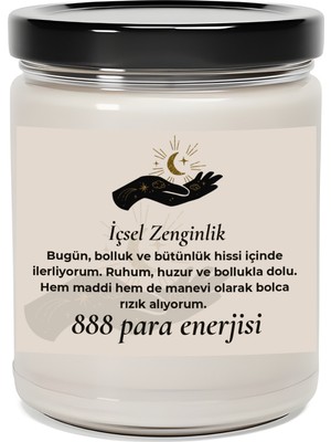 Dodo Candles Içsel Zenginlik | 888 Para Enerjisi | Ylang Ylang Kokulu Mum | Meditasyon Mumları Mk-210