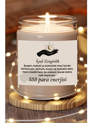 Dodo Candles Içsel Zenginlik | 888 Para Enerjisi | Ylang Ylang Kokulu Mum | Meditasyon Mumları Mk-210