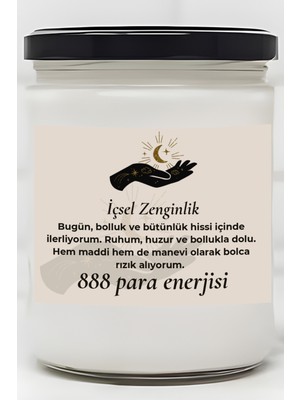 Dodo Candles Içsel Zenginlik | 888 Para Enerjisi | Ylang Ylang Kokulu Mum | Meditasyon Mumları Mk-210