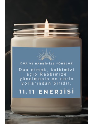 Dodo Candles Rab'be Yönelme | 11.11 Enerjisi | Lavanta Kokulu Mum | Meditasyon Mumları Mk-228