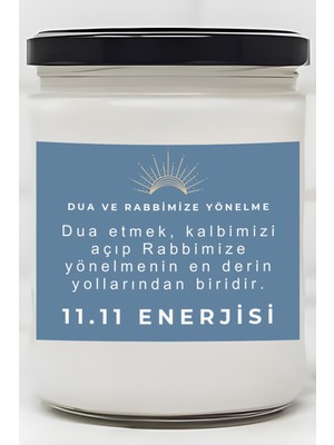 Dodo Candles Rab'be Yönelme | 11.11 Enerjisi | Lavanta Kokulu Mum | Meditasyon Mumları Mk-228