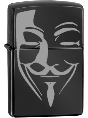 Market66 V For Vendetta Maske Sembol Lazer Silinmez Resimli Benzinli Hediyelik Çakmak