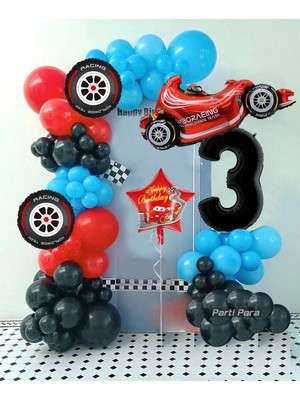 Parti Pera Araba Temalı Konsept Doğum Günü Parti Seti Balon Zinciri Seti