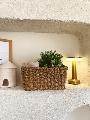 Kai Home Hasır 25X25X12CM Kare Düzenleyici/sepet/organizer