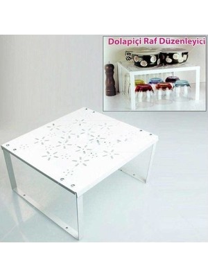 Elite Home Elite Dolap Içi Düzenleyici Raf Tezgah Üstü Büyük Metal Rafı