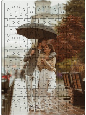 Dnslgrup Kişiye Özel Fotoğraflı 140 Parça Ahşap Puzzle