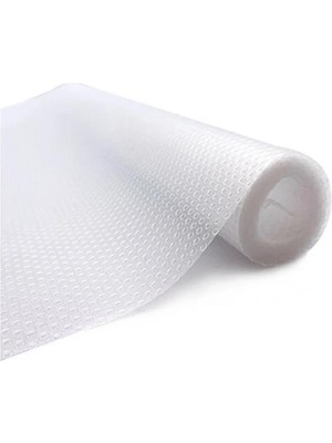 abnturk 5 Metre Pıtırcıklı Kaydırmaz Şeffaf Raf Örtüsü Halı Kaydırmaz 45 cm En Buzdolap Içi ve Heryerde Ideal