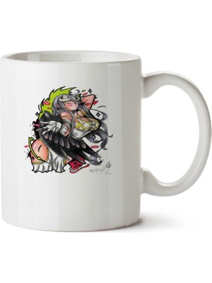 Overlord Albedo Iki Tarafı Baskılı Kupa Bardak