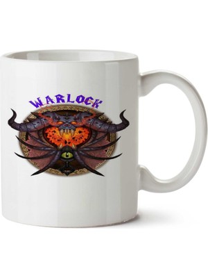 Wow Warlock Iki Tarafı Baskılı Kupa Bardak