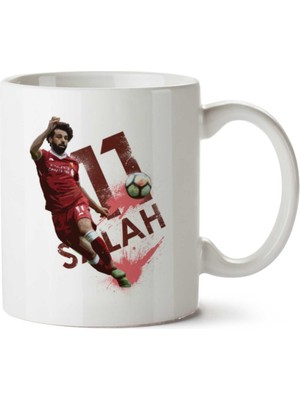 Mohamed Salah Muhammed Salah 11 Numara Iki Tarafı Baskılı Kupa Bardak