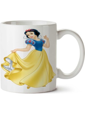 Snow-White-High-Quality-Png Iki Tarafı Baskılı Kupa Bardak