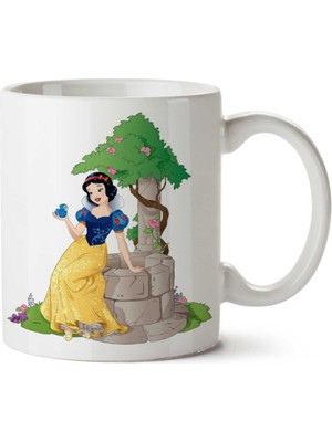Snow-White-Png-File Iki Tarafı Baskılı Kupa Bardak
