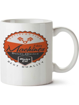 Satisfaction Machines Best Quality Motor Yağı Iki Tarafı Baskılı Kupa Bardak